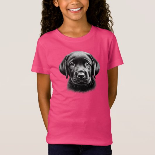 ブラックラボパピー Tシャツ (正面)