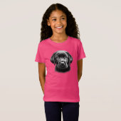 ブラックラボパピー Tシャツ (正面フル)