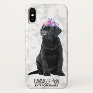 ブラックラボマムパピーラブラドール iPhone X ケース