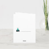 ブラックラボメリークリスマスラブラドールかわいい犬の子犬 シーズンカード (裏面)