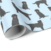 ブラックラボラブラドールレトリバー ラッピングペーパー (ロールコーナー)