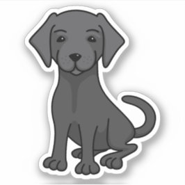 ブラックラボラブラドール シール
