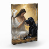 ブラックラボ天国カスタムメモリアル フォトブロック (左)