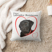 ブラックラボ枕 クッション (ブランケット)
