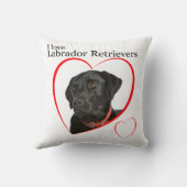 ブラックラボ枕 クッション (裏面)