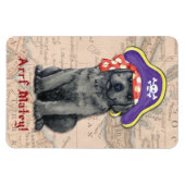 ブラックラボ海賊 マグネット (横)