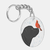 ブラックラボ キーホルダー (正面左)