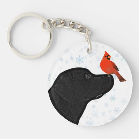 ブラックラボ キーホルダー (正面)