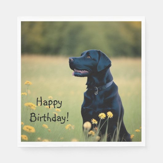 ブラックラボ スタンダードランチョンナプキン (正面)