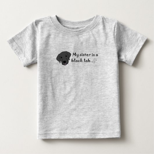 ブラックラボ ベビーTシャツ (正面)