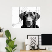 ブラックラボ ポスター (ホームオフィス)