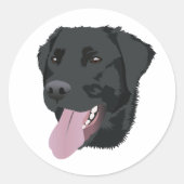 ブラックラボ ラウンドシール (正面)