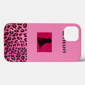 ブラックラボiPhone/iPadのケースパーソナライズされたと名前。 Case-Mate iPhoneケース (裏面 (横))