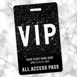 ブラックラメ イベント VIP パス バッジ
