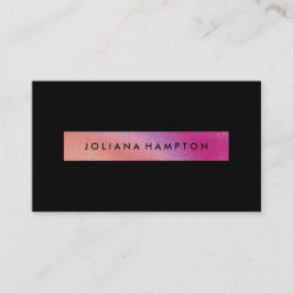 ブラックラモダンクセ虹のホログラフィックフォイル  名刺