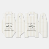 ブラックランジェリーシャワー ブライズメイドパーティー ガブル フェイバーボックス (見開き)