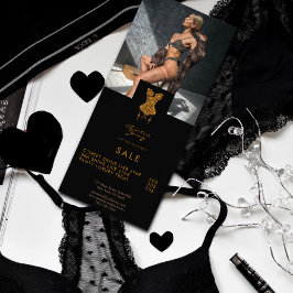 ブラックランジェリーブティックフォト情報価格 ラックカード