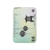 ブラックランタンパゴダ「インスピレーション」 バスマット (正面縦)