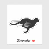 ブラックランニングのジャカーコンター シール (シート)