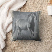 ブラックランニングシズスタリオン クッション (ブランケット)