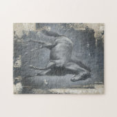 ブラックランニングシズスタリオン ジグソーパズル (横)