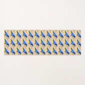 ブラックラーヴンフロックサンダーコーブ ヨガマット (正面(横))