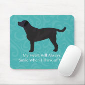 ブラックラ考えるボのデザイン マウスパッド (マウス)