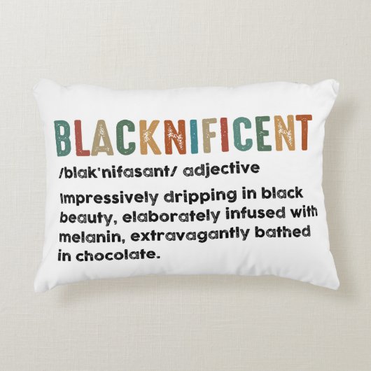 ブラックリおもしろいフィションのブラックヒストリ月 アクセントクッション (正面)