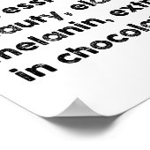 ブラックリおもしろいフィションのブラックヒストリ月 ポスター (角)