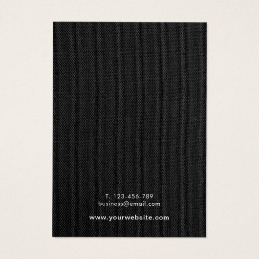 ブラックリエレガントネンジュエリーイヤリングディスプレイカード (裏面)