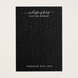 ブラックリエレガントネンジュエリーイヤリングディスプレイカード