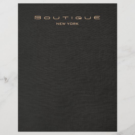 ブラックリエレガントネンルックフライヤー チラシ (正面)