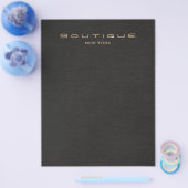 ブラックリエレガントネンルックフライヤー チラシ (シングル)