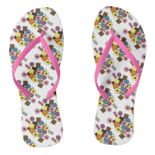 ブラックリコリスAllsortsあらゆる種類のお菓子ビーチサンダル ビーチサンダル