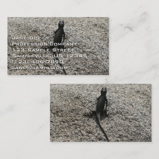 ブラックリザード 名刺 (正面/裏面)