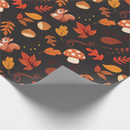 ブラックリスと離れのシームレームラッピング紙 ラッピングペーパー