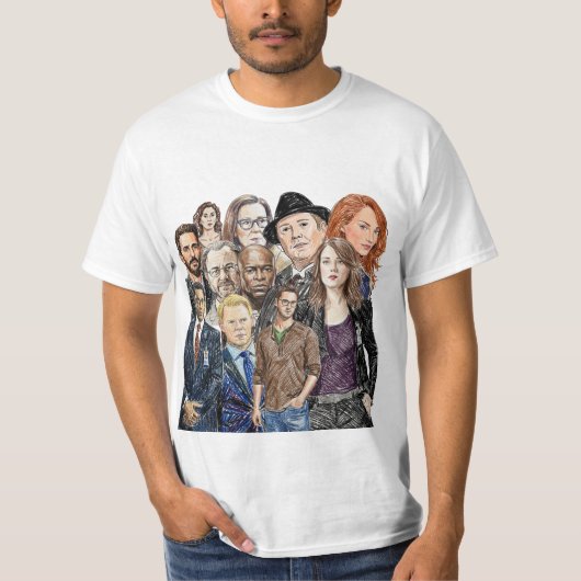 ブラックリスト コラージュ Tシャツ (正面)