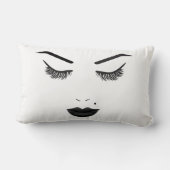 ブラックリップ美しいメイクアップ顔ラッシュ&眉毛 ランバークッション (裏面)