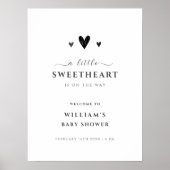 ブラックリトルスウィートウェルカムベビーシャワー ポスター (正面)