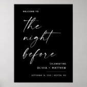 ブラックリハーサルディナー｜前夜の歓迎 ポスター (正面)