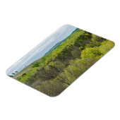 ブラックリバーの森林と丘滝 マグネット (左側)