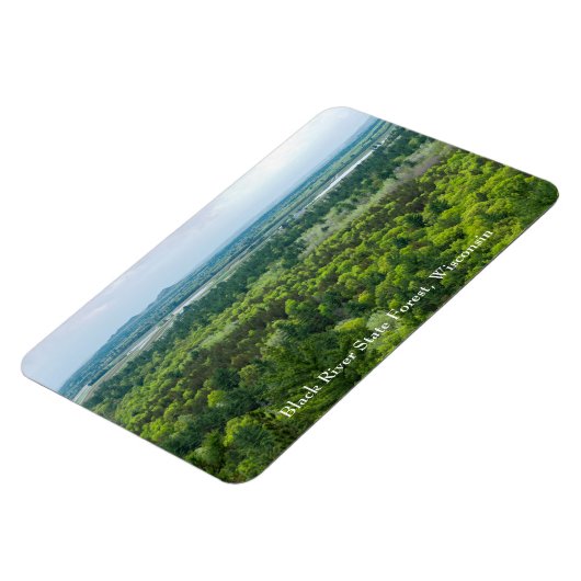 ブラックリバー州森の空中表示 マグネット (左側)