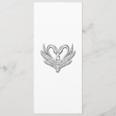 ブラックリボンシルバースワンメニューカード メニュー (裏面)