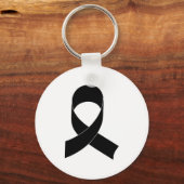 ブラックリボンスケッチ キーホルダー (正面)