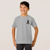 ブラックリボン認識度 Tシャツ (正面フル)