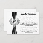 ブラックリボン シルバースワン 安全対策 エンクロージャーカード (正面/裏面)