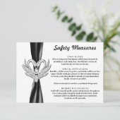 ブラックリボン シルバースワン 安全対策 エンクロージャーカード (スタンド正面)