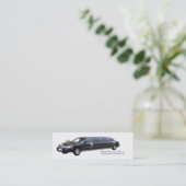 ブラックリモリモジン事業用名刺 スキニー名刺 (スタンド正面)