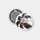 「ブラックリリー」 マグネット (正面/裏面)