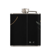 ブラックリーフィタニックユーカリプタスブモダンランチ フラスク (裏面)